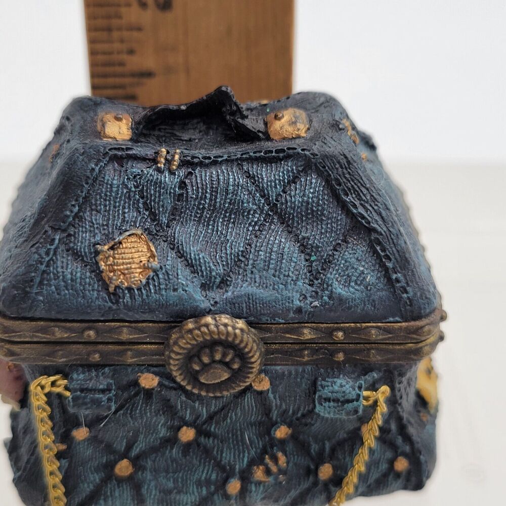 Boyds Bear trinket box Uncle Bean's treasure boxes Mary Lou's Bottomless purse - Picture 12 of 15